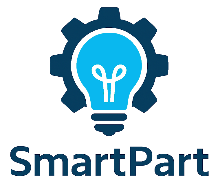 SmartPart — lockup, light backgrounds