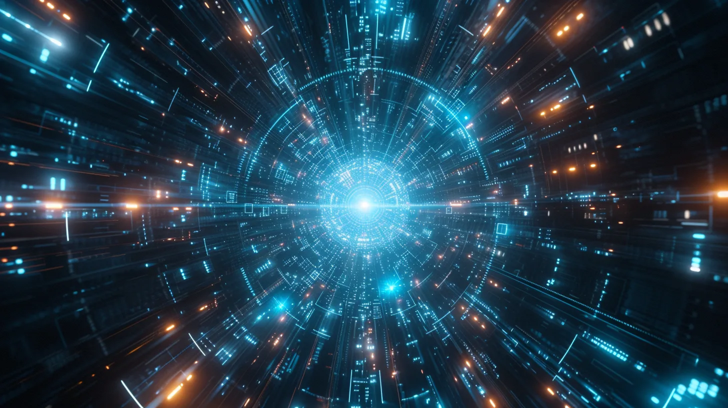 Radiating data connections