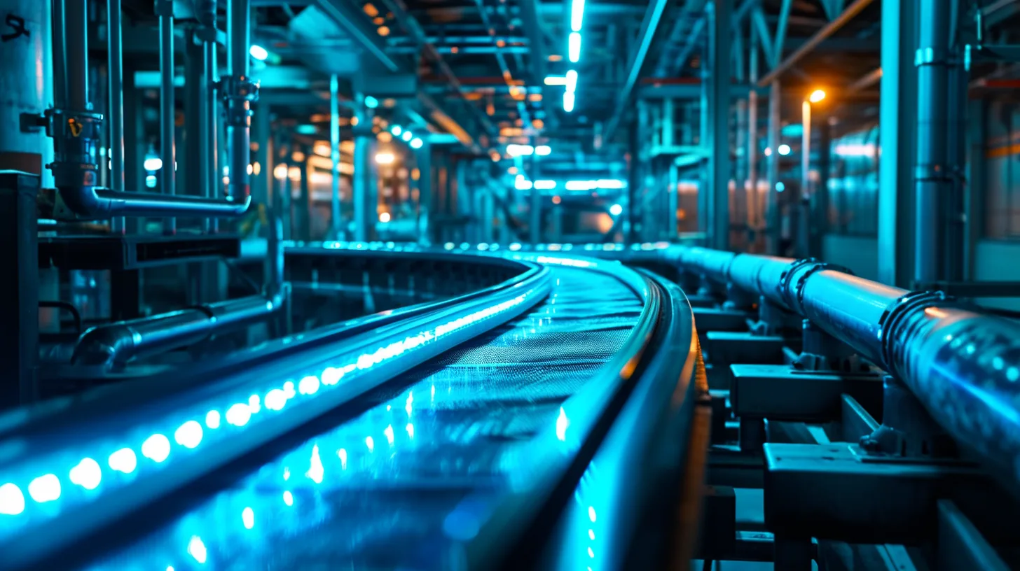 3D scan of industrial pipework